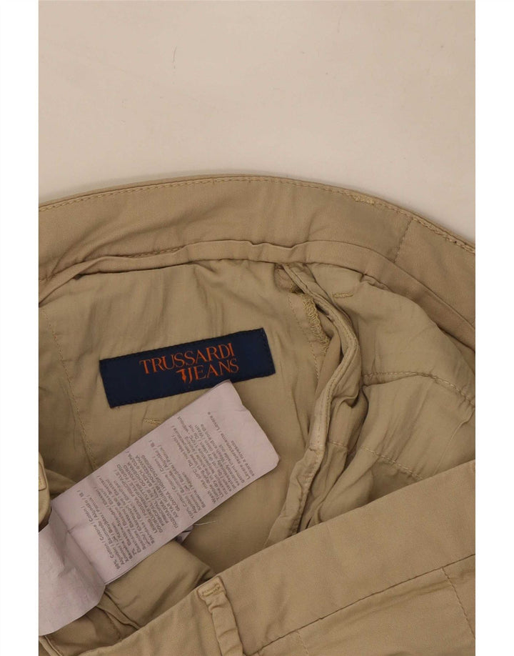 Γυναικείο σορτς Chino Trussardi W30 Βαμβακερό μεσαίο μπεζ