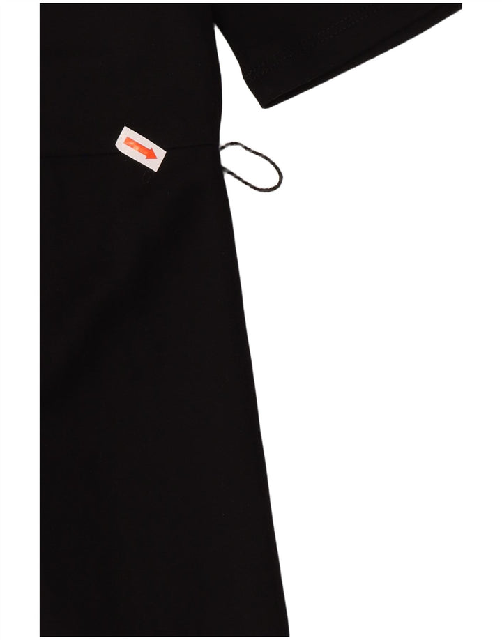 Zara Γυναικείο Φόρεμα Shift UK 10 Small Black Viscose