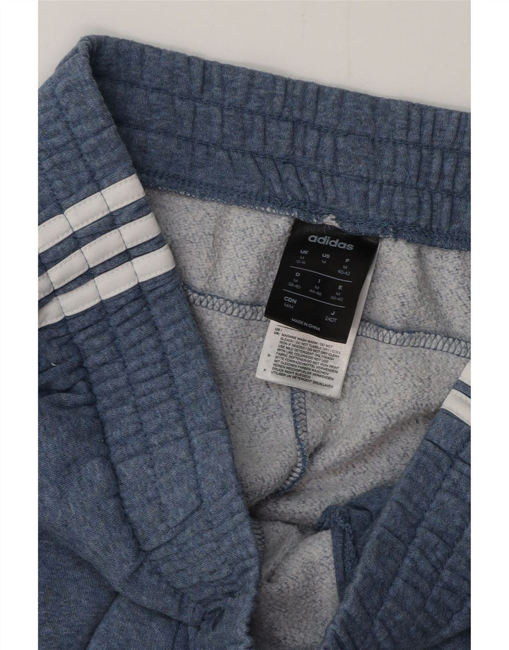 Γυναικεία αθλητική φόρμα ADIDAS Παντελόνι Joggers UK 12/14 μεσαίο μπλε βαμβακερό