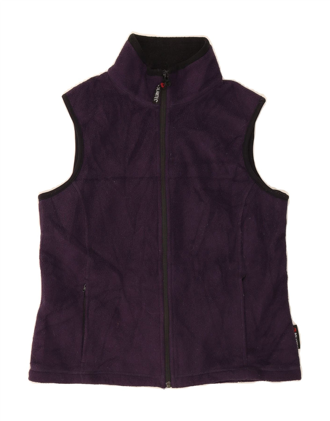 EDDIE BAUER Womens Fleece Gilet UK 14 Medium Purple Polyester Vintage Eddie Bauer and Second-Hand Eddie Bauer from Messina Hembry 