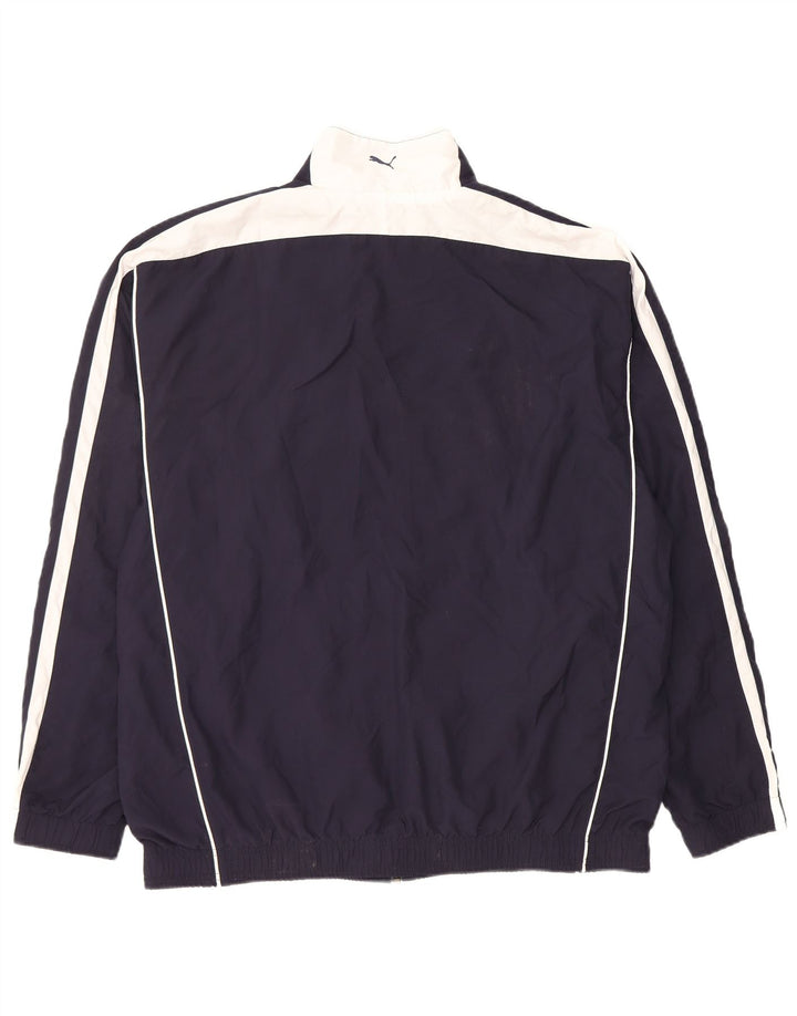 Ανδρική αθλητική φόρμα Puma Μπουφάν μεγάλου μπλε ναυτικού χρώματος πολυεστέρας