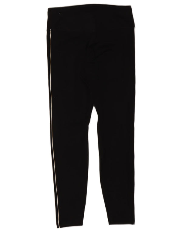 Γυναικεία Nike Dri Fit Graphic Crop leggings UK 12 Medium Black Polyester