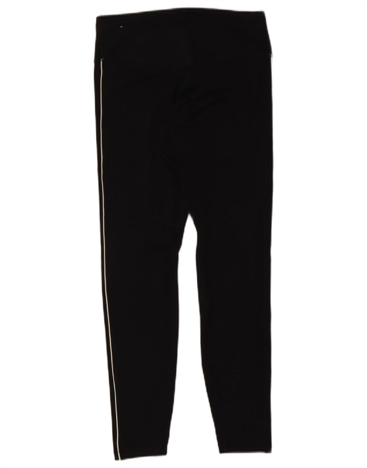 Γυναικεία Nike Dri Fit Graphic Crop leggings UK 12 Medium Black Polyester