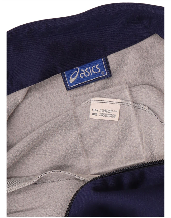 Γυναικεία αθλητική φόρμα γραφικών Asics Top Jacket Medium Navy Blue Polyamide Sports