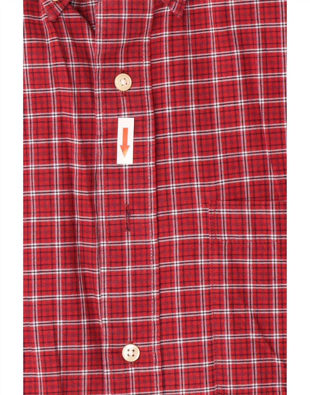 Izod Ανδρικό πουκάμισο Medium Burgundy καρό βαμβακερό