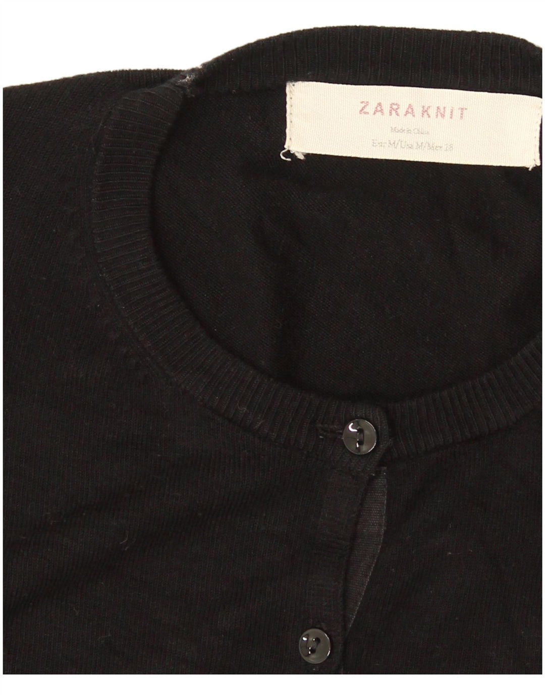 Zara Γυναικείο πουλόβερ UK 12 Medium Black