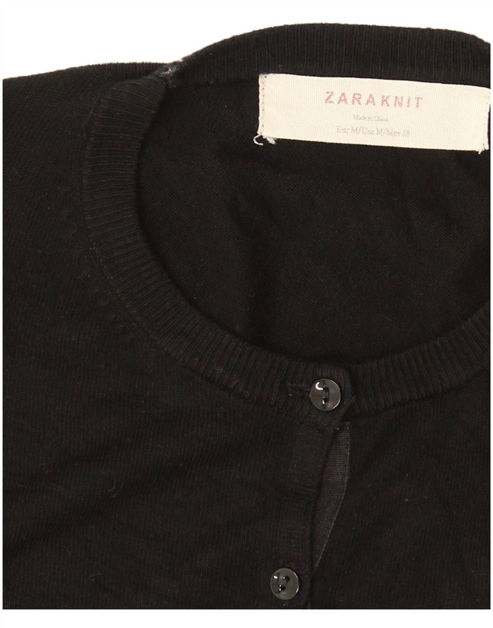 Zara Γυναικείο πουλόβερ UK 12 Medium Black
