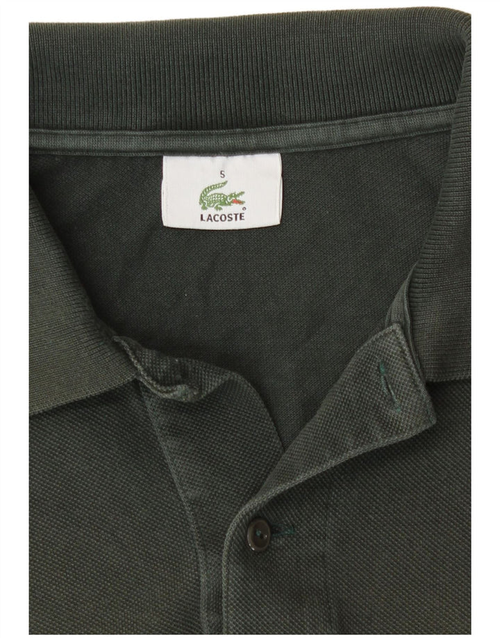 Ανδρικό πουκάμισο πόλο Lacoste US 5 Μεγάλο πράσινο βαμβακερό