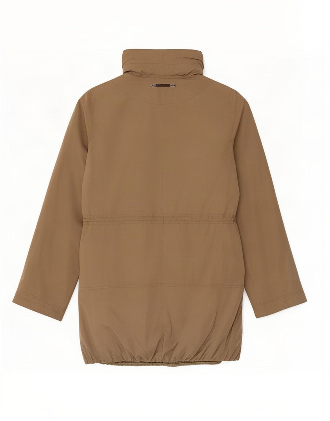 Massimo Dutti Γυναικείο μπουφάν Parka με κουκούλα UK 12 Medium Beige