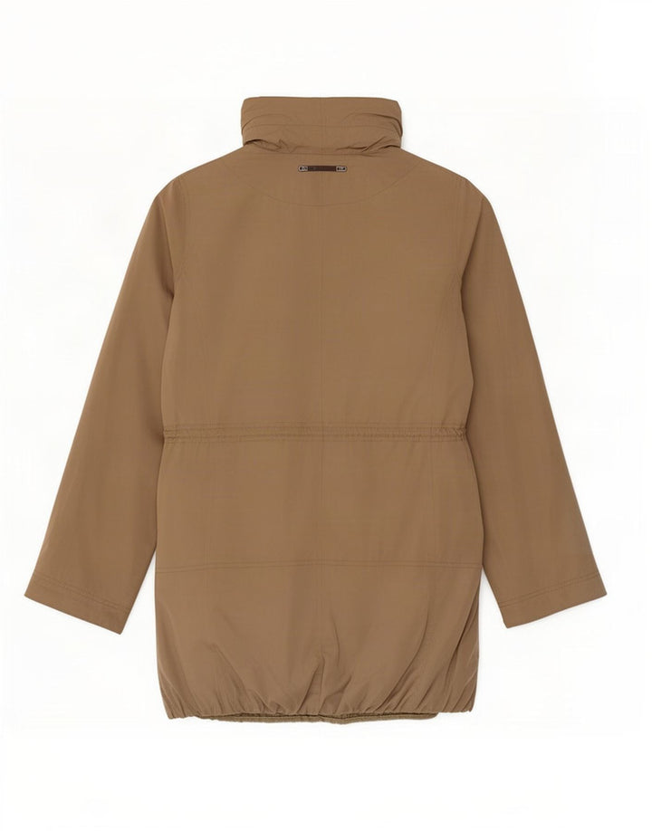 Massimo Dutti Γυναικείο μπουφάν Parka με κουκούλα UK 12 Medium Beige