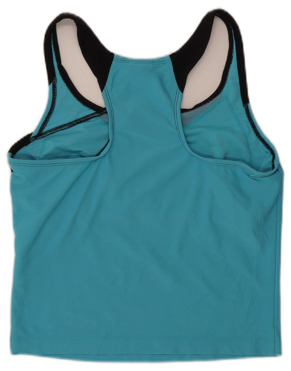 Γυναικείο γιλέκο Nike Crop Top US 12/14 Large Blue Colorblock Polyester Sports