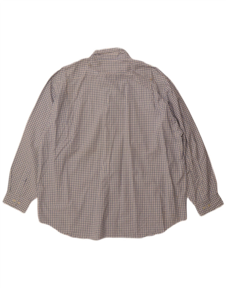 Ανδρικό πουκάμισο Eddie Bauer XL White Check Cotton