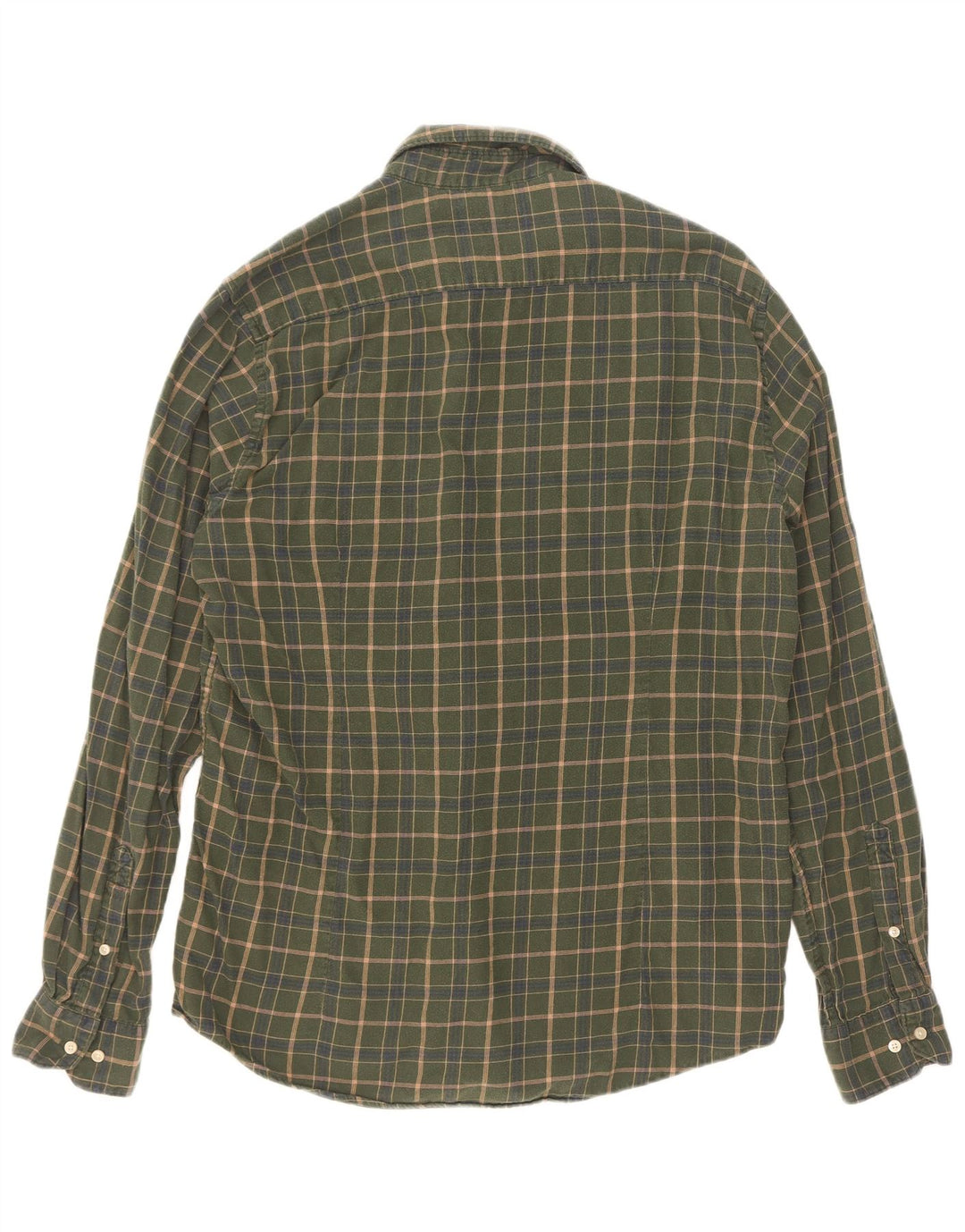 Ανδρικό πουκάμισο Barbour Tailored Fit Μεγάλο χακί βαμβακερό
