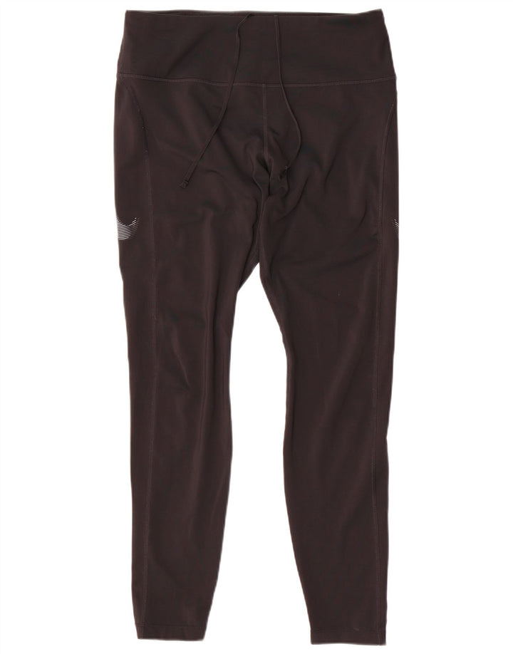 Γυναικεία γραφικά κολάν Nike UK 14 Large Black Polyester