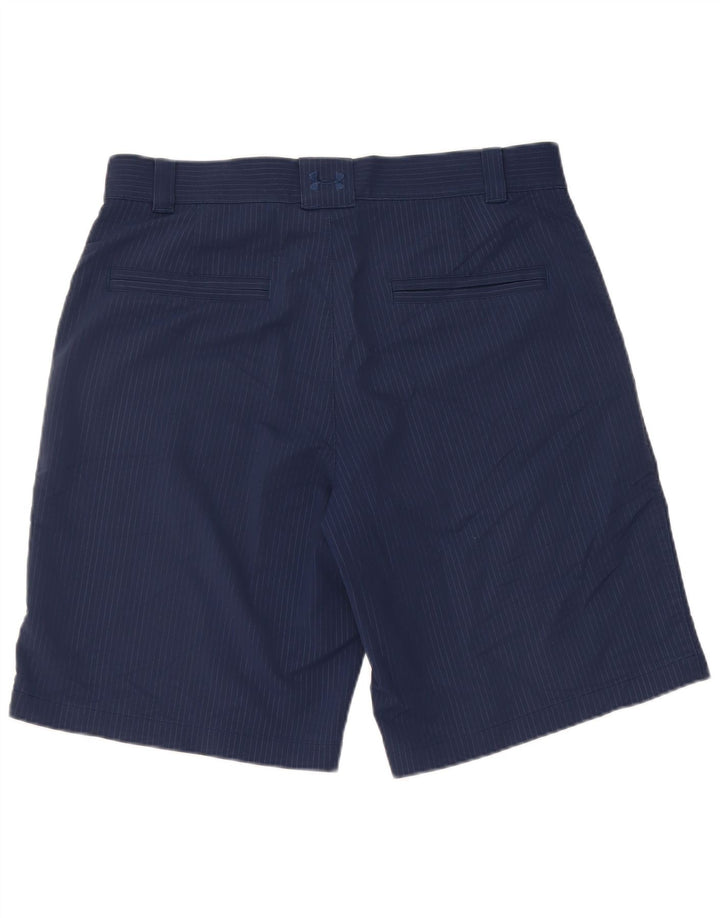 Ανδρικό σορτς Chino UNDER Armour W34 Large Navy Blue Pinstripe Nylon