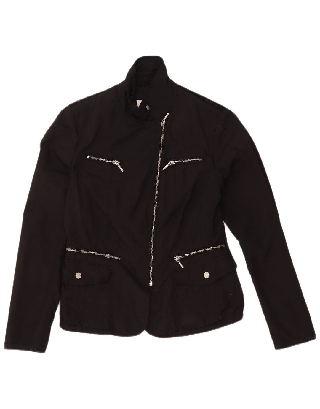 Geox Γυναικείο Utility Jacket UK 10 Small Black Polyester