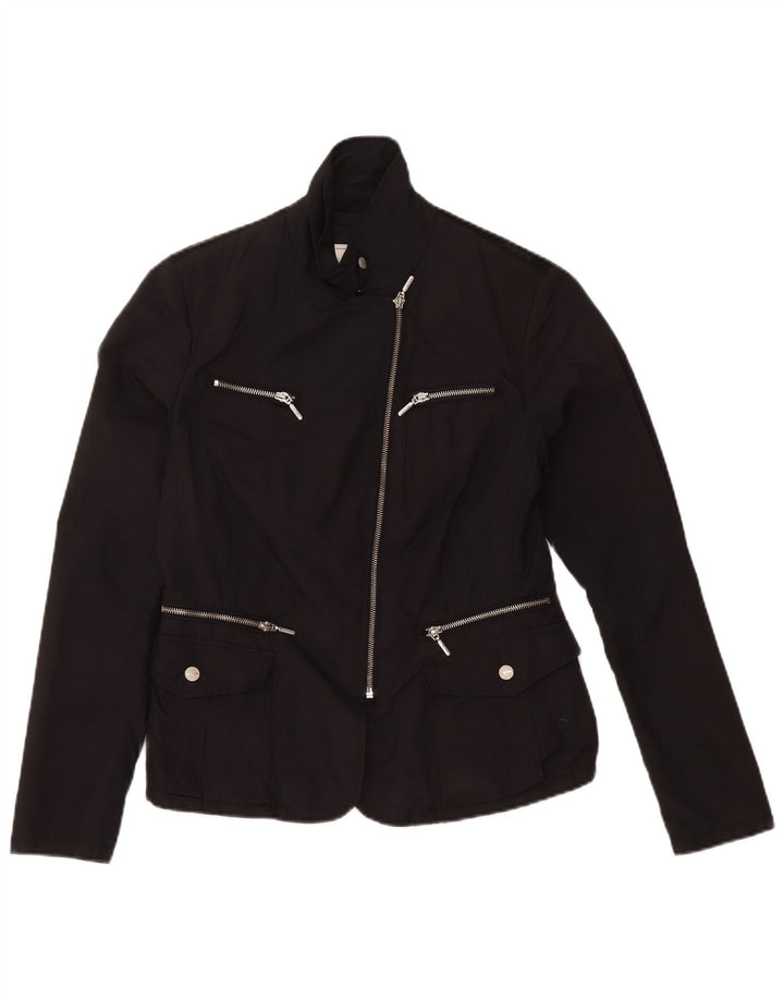 Geox Γυναικείο Utility Jacket UK 10 Small Black Polyester
