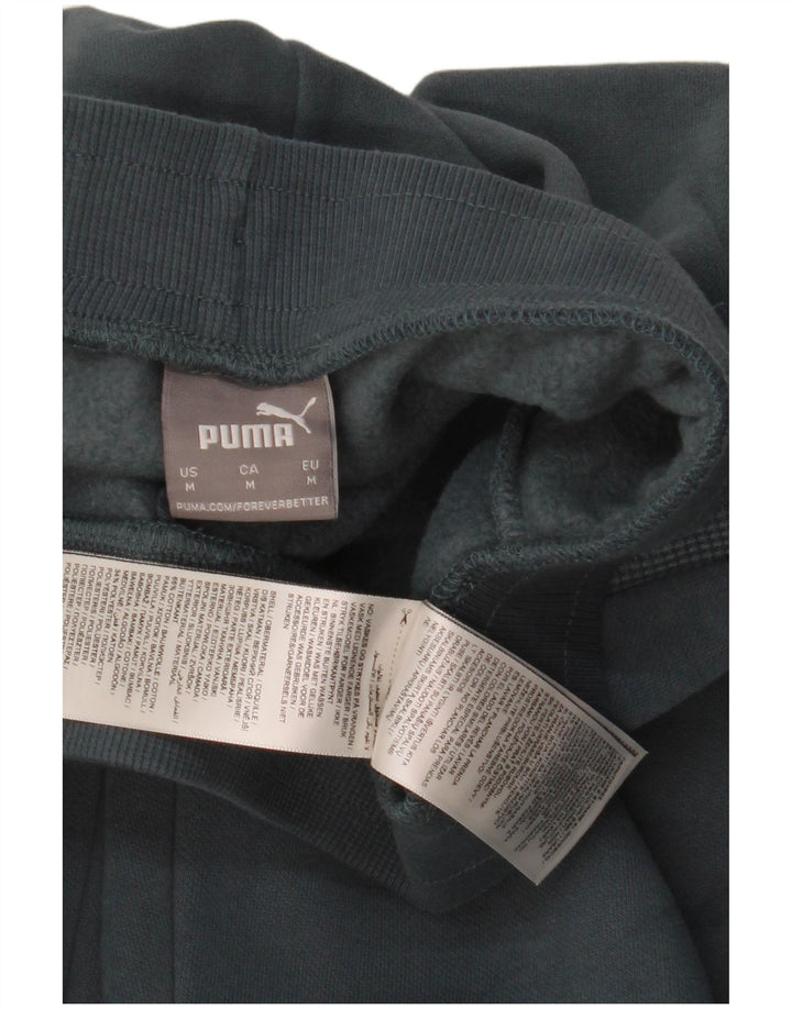 Ανδρική αθλητική φόρμα Puma Παντελόνι Μεσαίο πράσινο βαμβακερό