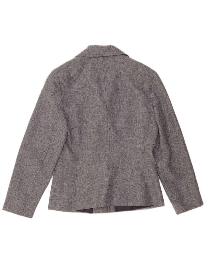 Max & Co. Γυναικείο σακάκι με 4 κουμπιά UK 10 Small Grey Polyester