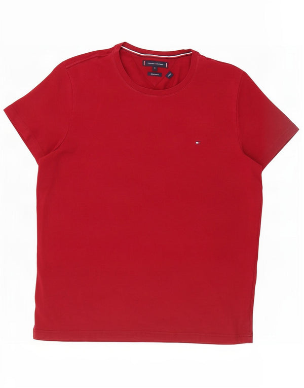 Tommy Hilfiger Ανδρικό T-Shirt Extra Slim Top XL Red Cotton