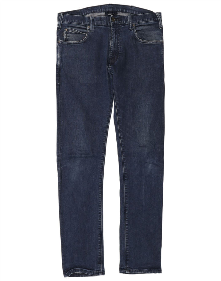 ARMANI Ανδρικό Slim Jeans W30 L32 Μπλε Βαμβακερό