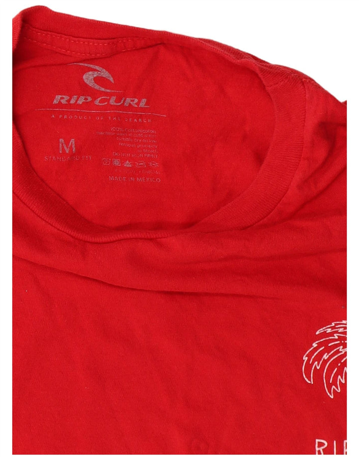 Ανδρικό T-Shirt Rip Curl Top Μεσαίο κόκκινο βαμβακερό