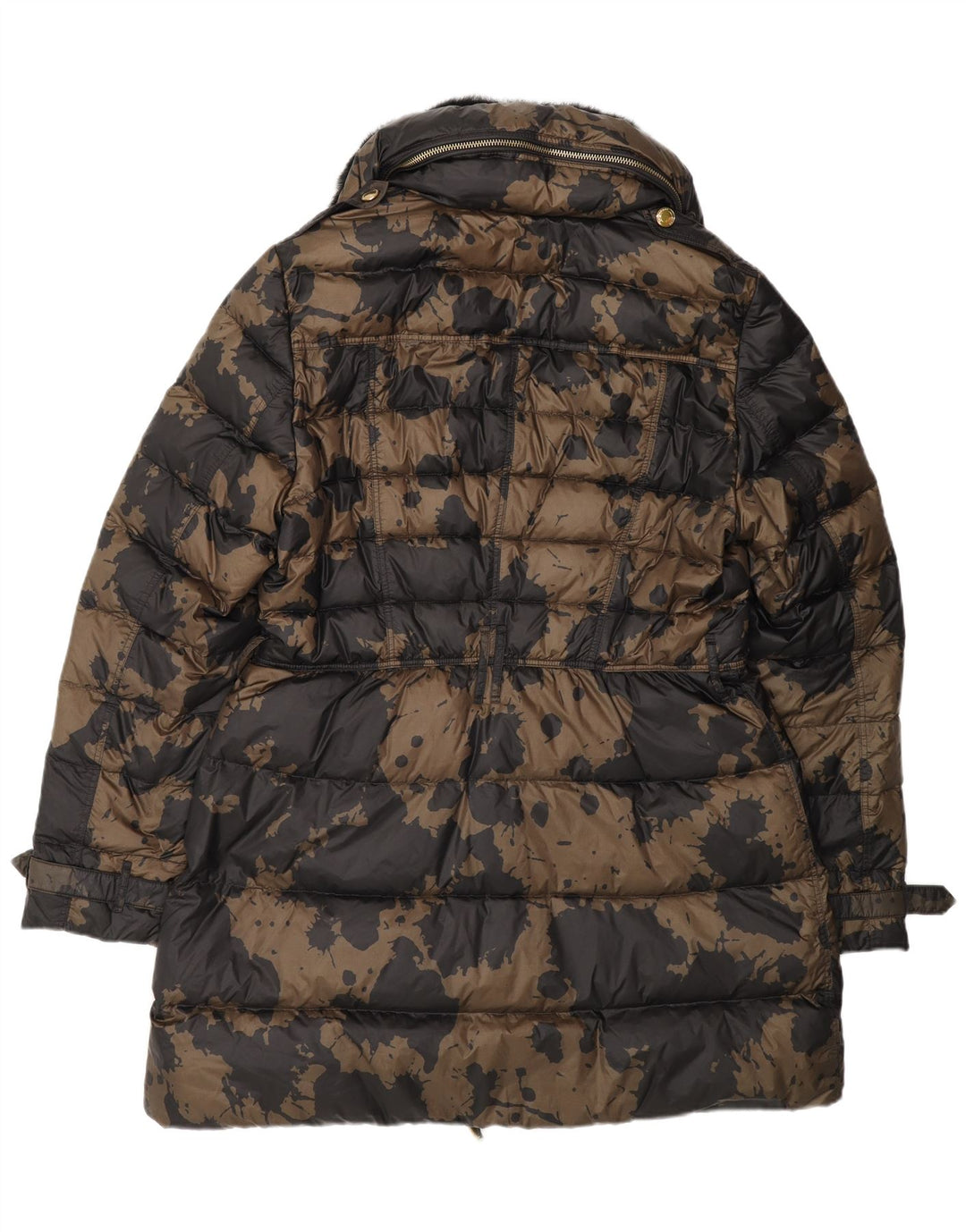 Γυναικείο παλτό με μοτίβο Burberry UK 18 XL Σχεδιαστής καμουφλάζ καφέ