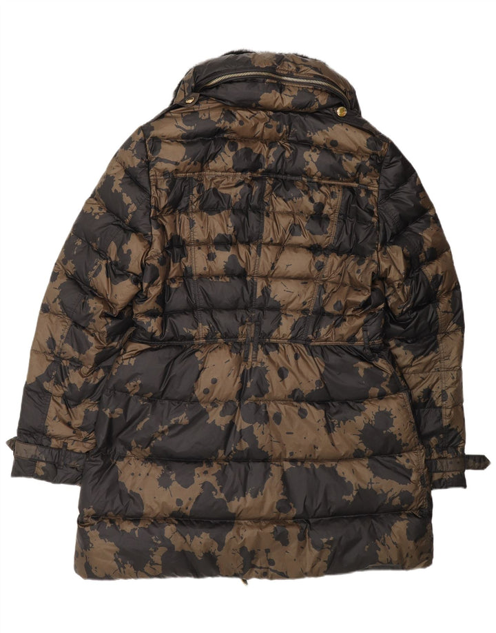 Γυναικείο παλτό με μοτίβο Burberry UK 18 XL Σχεδιαστής καμουφλάζ καφέ