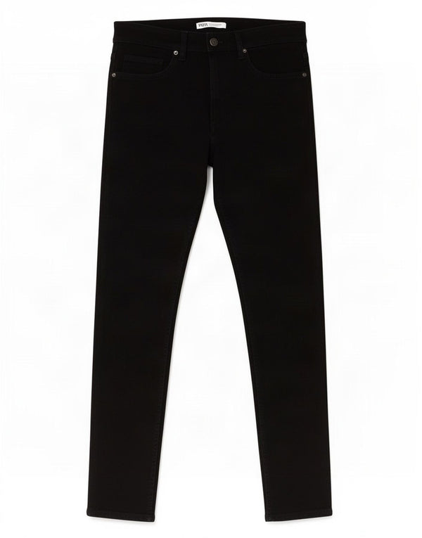 Zara Ανδρικό Skinny Jeans EU 42 Large W32 L31 Μαύρο βαμβακερό