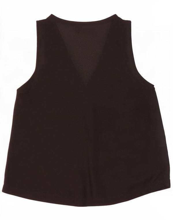 Guess Womens Vest Top UK 6 XS Black