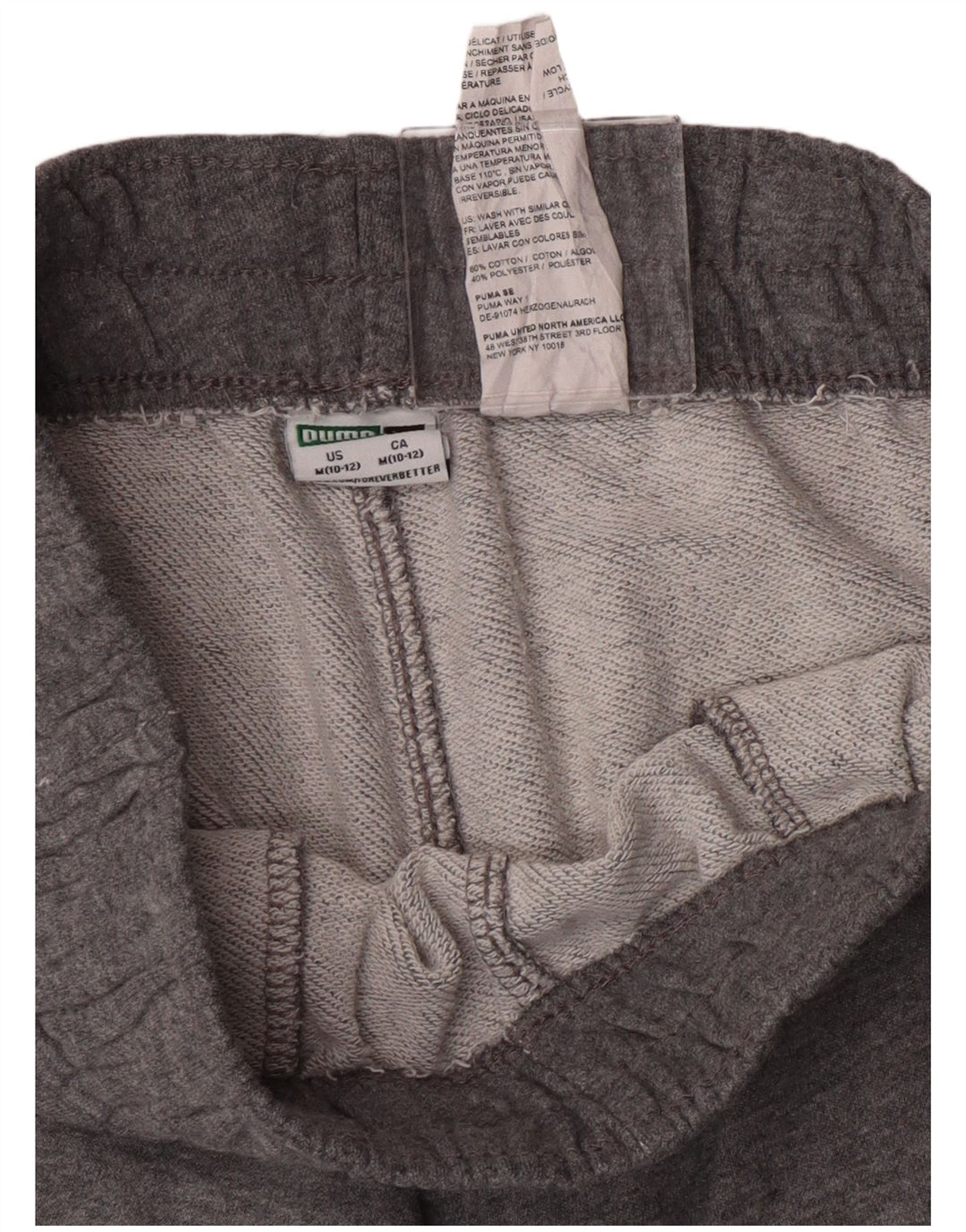 Puma Boys αθλητική φόρμα παντελόνι Joggers 10-11 ετών μεσαίο γκρι βαμβακερό