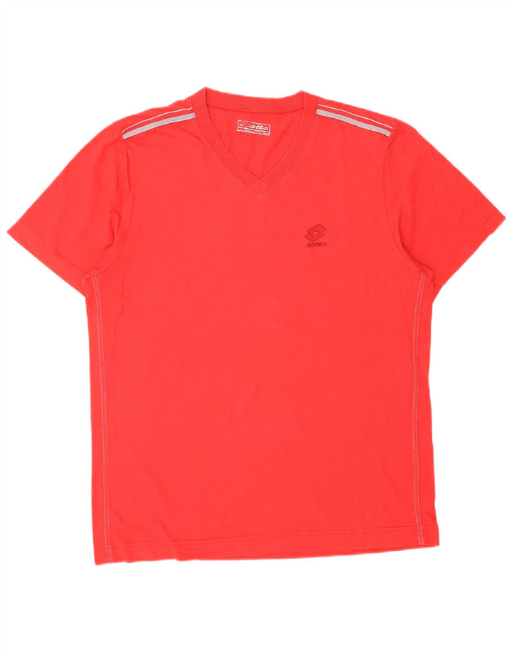 Ανδρικό T-Shirt LOTTO Top μεγάλο κόκκινο