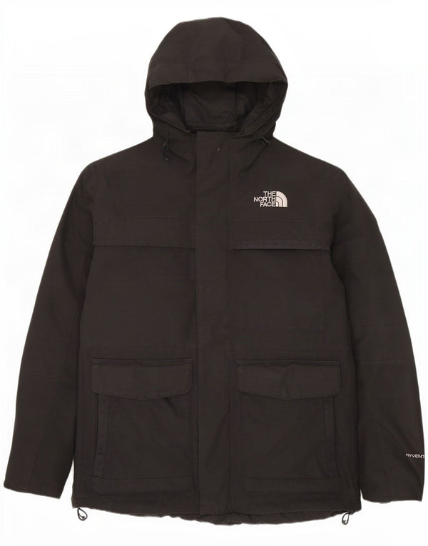 Ανδρικό μπουφάν Parka με κουκούλα North Face UK 40 Large Black Polyester