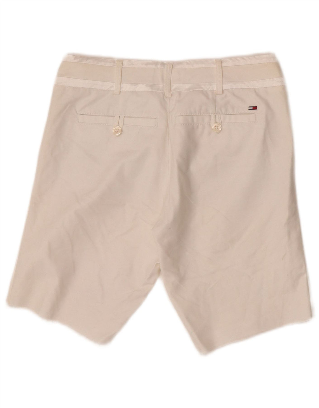 Γυναικείο σορτς Chino Tommy Hilfiger W30, μεσαίο λευκό βαμβακερό