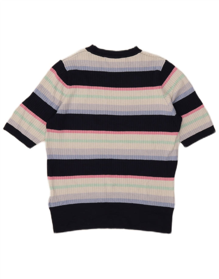 Marks & Spencer Γυναικείο πουλόβερ με λαιμό σκάφος UK 14 Medium Navy Blue