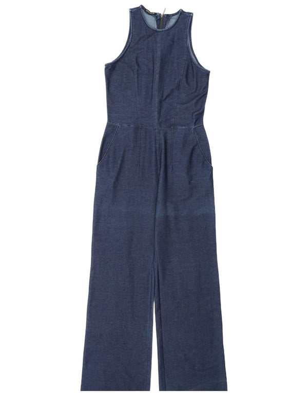 Γυναικεία τζιν αμάνικη φόρμα Damyller UK 10 Small Navy Blue Cotton