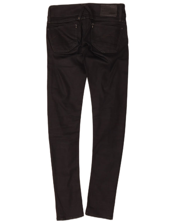 G-Star Γυναικείο Skinny Casual Παντελόνι W24 L33 Μαύρο βαμβακερό