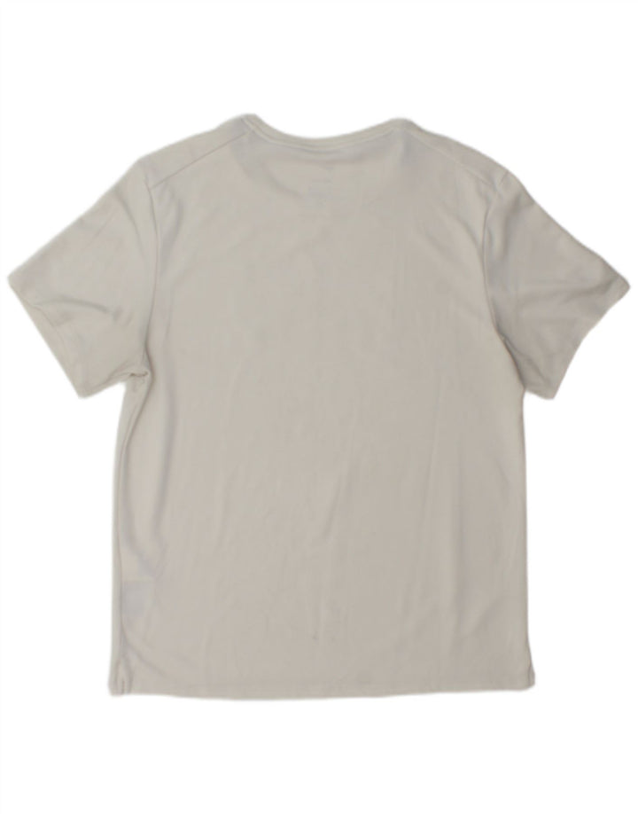 Ανδρικό T-Shirt Nike με γραφικό Dri Fit, μικρό λευκό πολυεστέρα