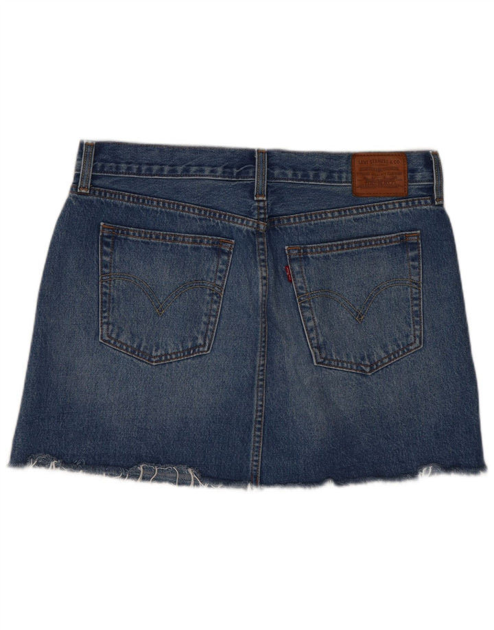Γυναικεία Μίνι Τζιν Φούστα Levi's W31 Μεσαίο Μπλε Βαμβακερό