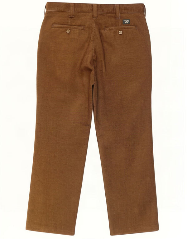 Dockers Ανδρικό ίσιο κοτλέ παντελόνι W33 L29 Khaki Polyester