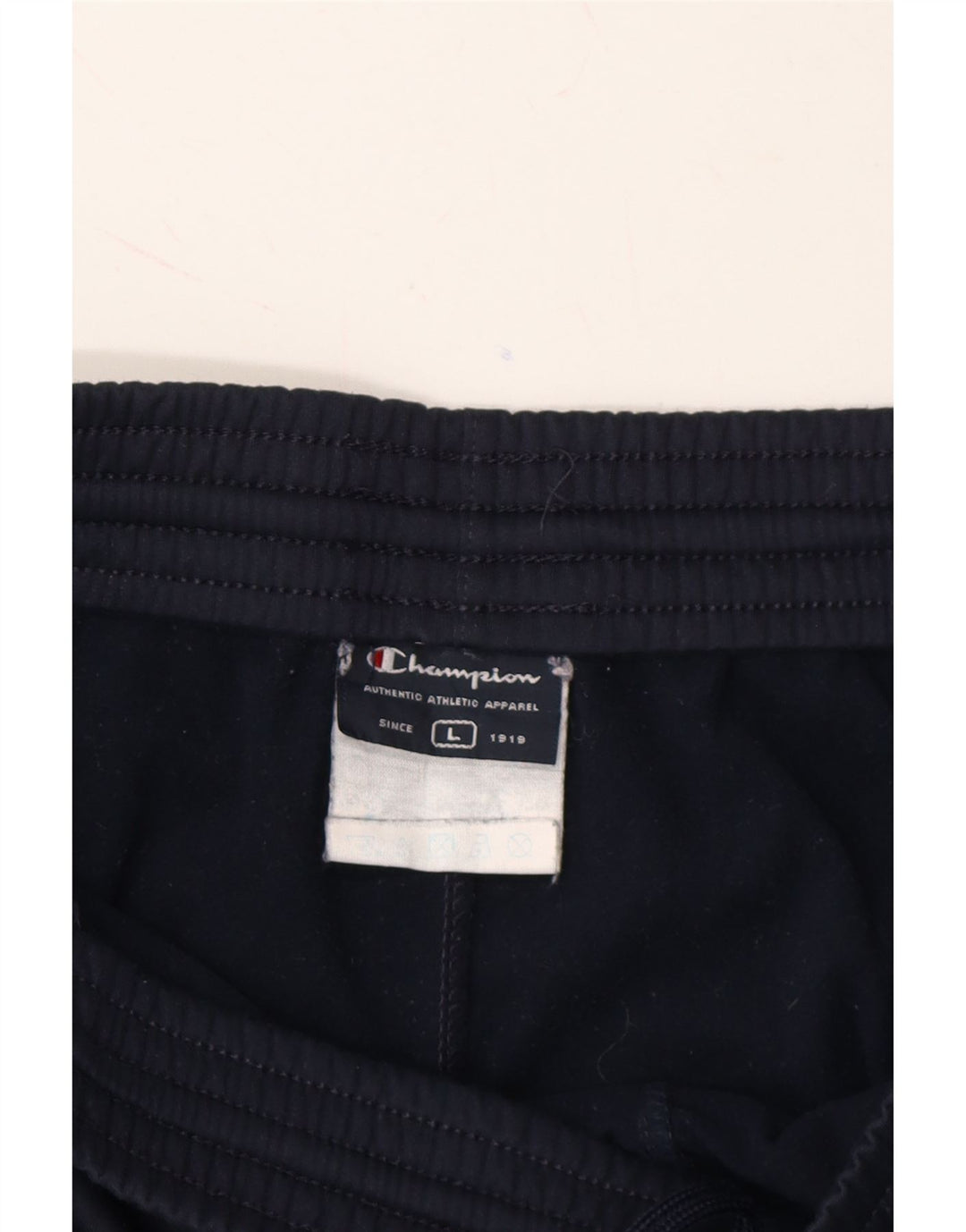 CHAMPION Mens Tracksuit Trousers Large  Navy Blue Vintage Champion and Second-Hand Champion from Messina Hembry 