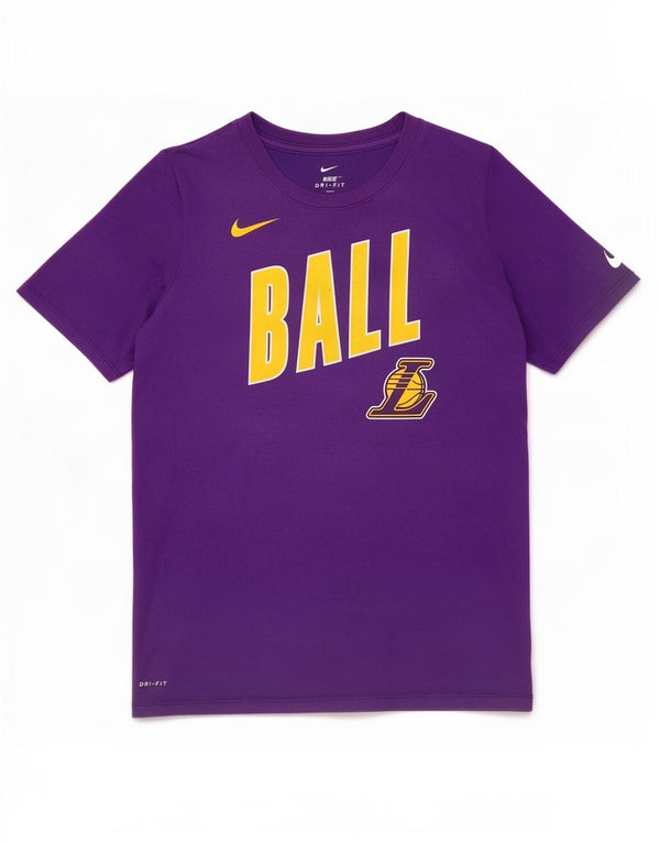 Γυναικείο γραφικό μπλουζάκι Nike Los Angeles Lakers Top UK 14 Large Purple