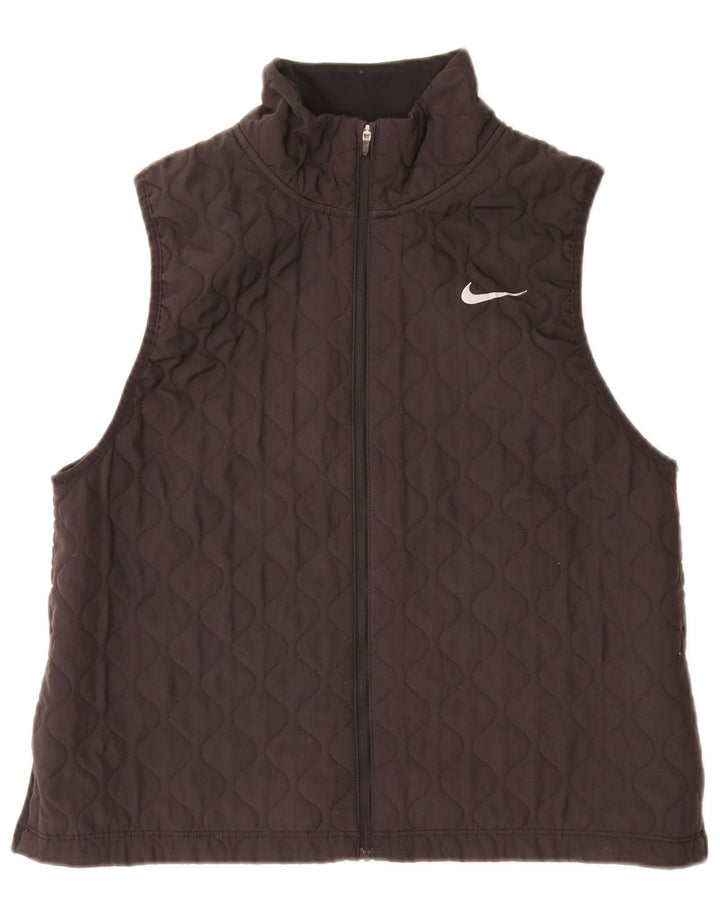 Nike Γυναικεία καπιτονέ Gilet UK 16 Large Μαύρος Πολυεστέρας