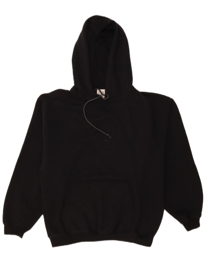 Gap Womens Oversized Hoodie Jumper UK 14 Medium Black Polyester