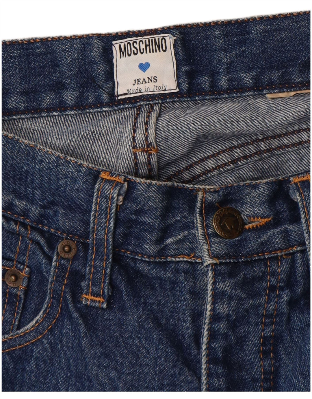 Moschino Γυναικείο τζιν κωνικό W28 L30 Μπλε