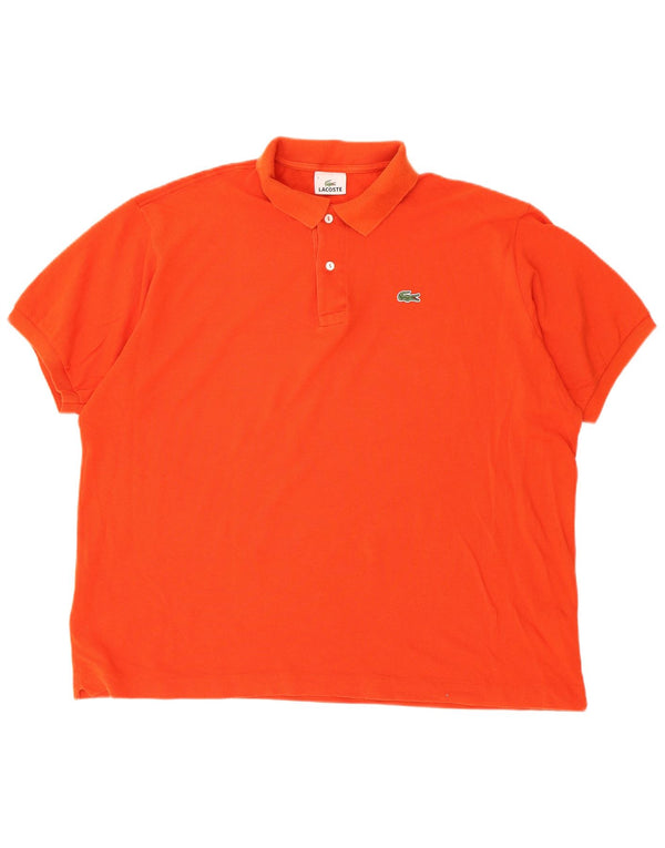 Ανδρικό πουκάμισο πόλο Lacoste Νούμερο 7 2XL Πορτοκαλί βαμβακερό