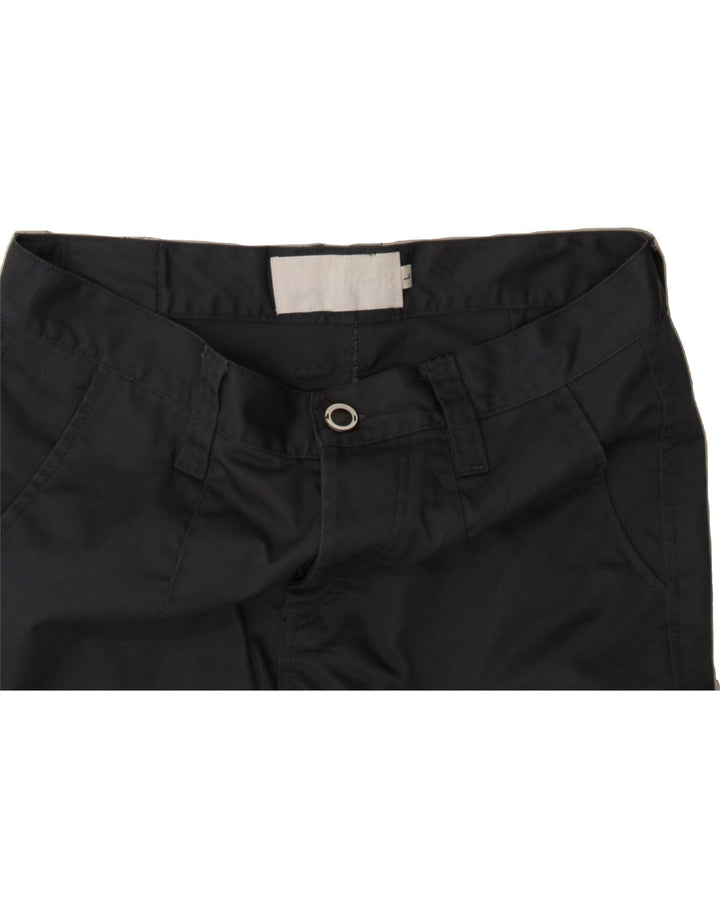 VINTAGE Mens Chino Shorts Large W34  Grey Polyester Vintage Vintage and Second-Hand Vintage from Messina Hembry 