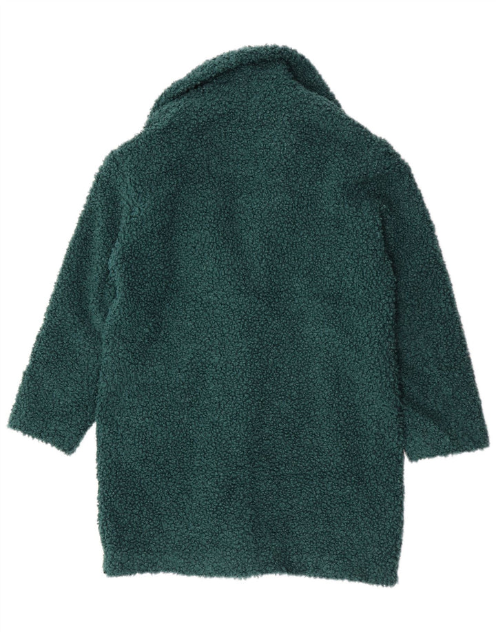 Marks & Spencer Γυναικείο Πανωφόρι Fleece UK 12 Μεσαίο Πράσινο Πολυεστέρας