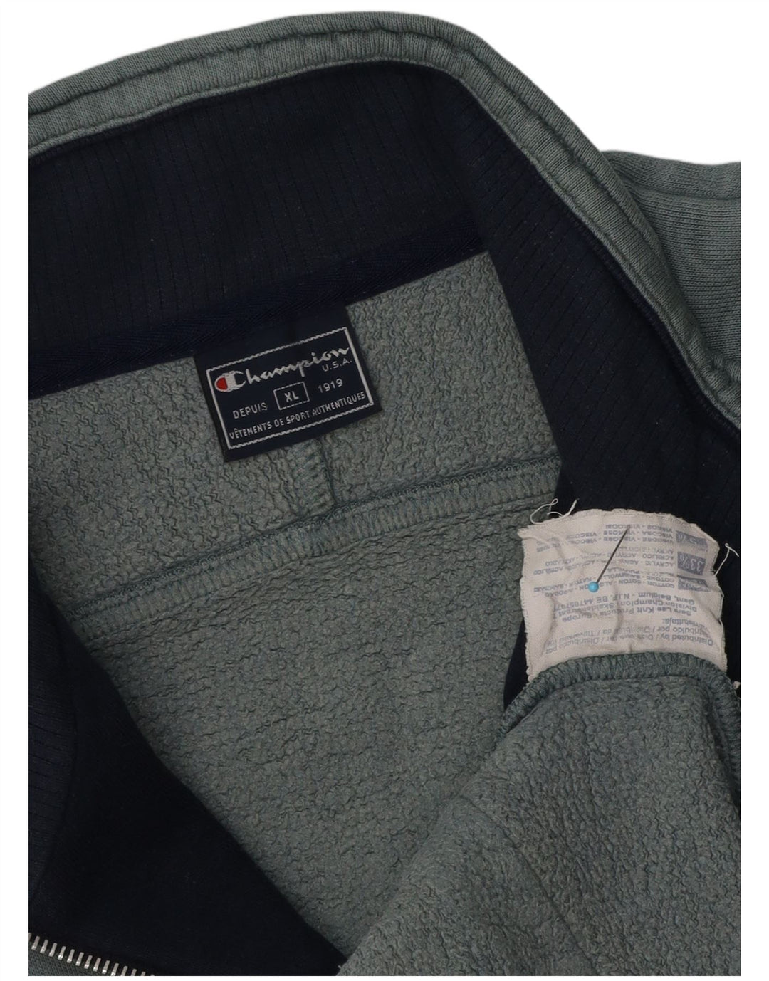 Ανδρική φόρμα Champion Top Jacket XL Blue Cotton