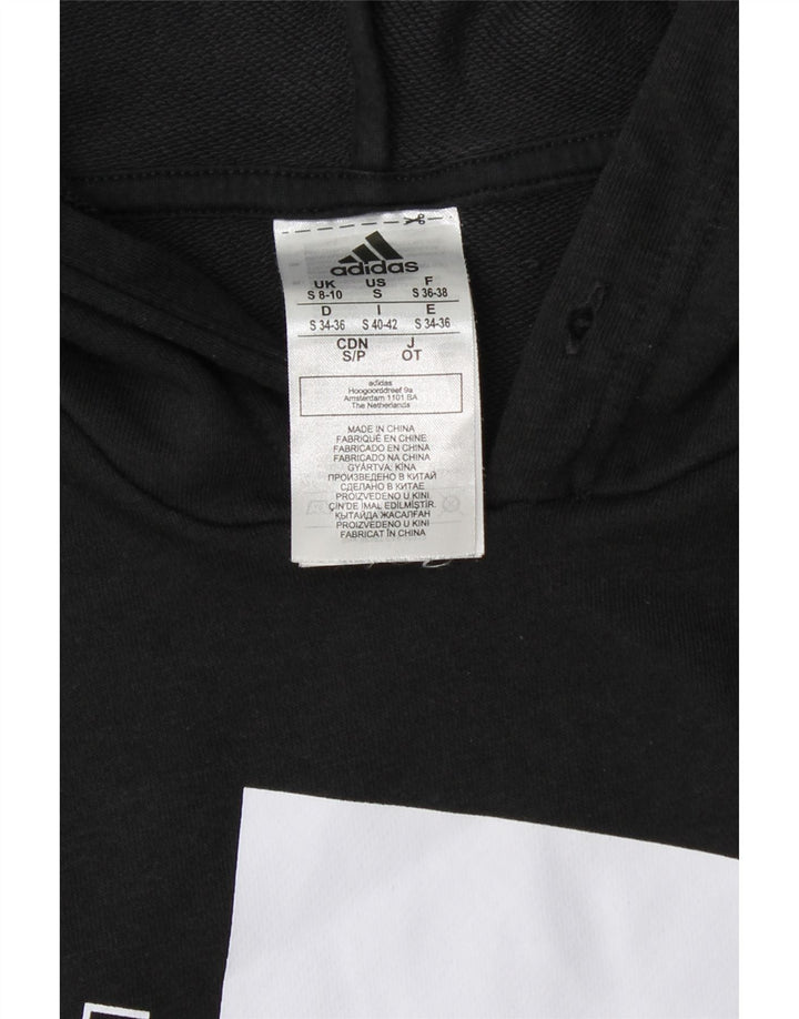 Γυναικείο γυναικείο κουκούλα με κουκούλα ADIDAS UK 8/10 μικρό βαμβακερό